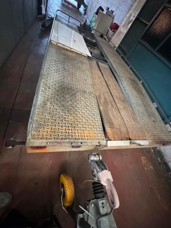 Witte veen   auto transport, Auto diversen, Aanhangers en Bagagewagens, Zo goed als nieuw, Ophalen of Verzenden