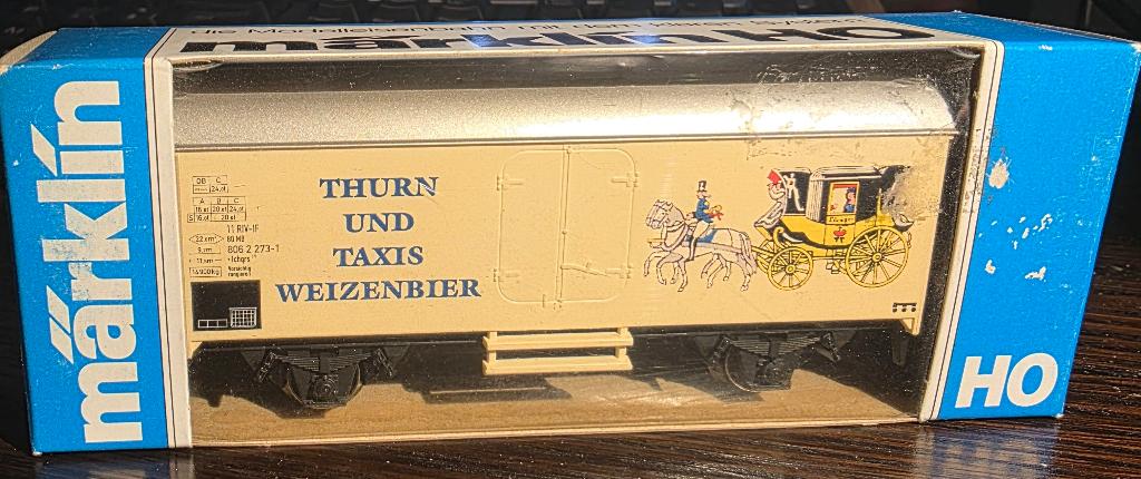 3434. Wagon couvert H0 Märklin., Enlèvement ou Envoi, Comme neuf, Wagon, Märklin