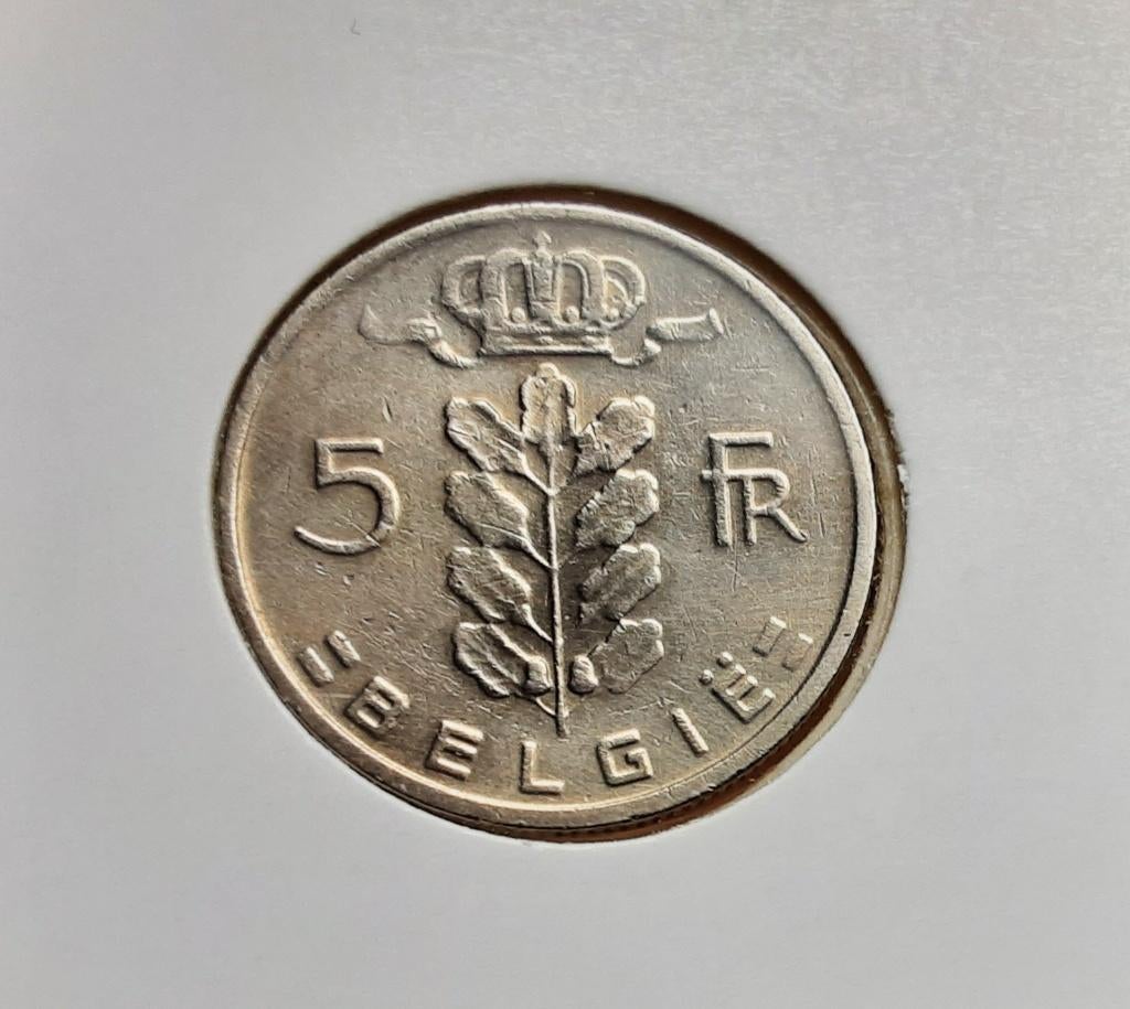 België – 5 frank – 1968 vl. (Ref 089)., Ophalen of Verzenden, Losse munt