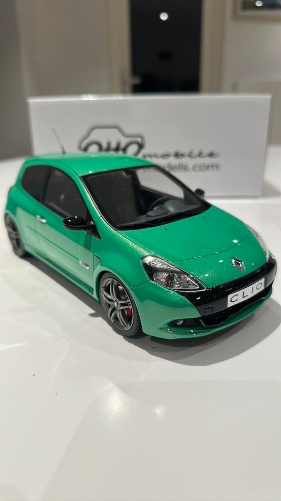 RENAULT CLIO 3 RS 1/18 OTTO Nieuwstaat, Ophalen of Verzenden, Nieuw, Auto, OttOMobile