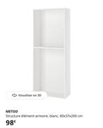Colonne METOD, Maison & Meubles, Neuf, 25 à 50 cm, 50 à 100 cm, Blanc