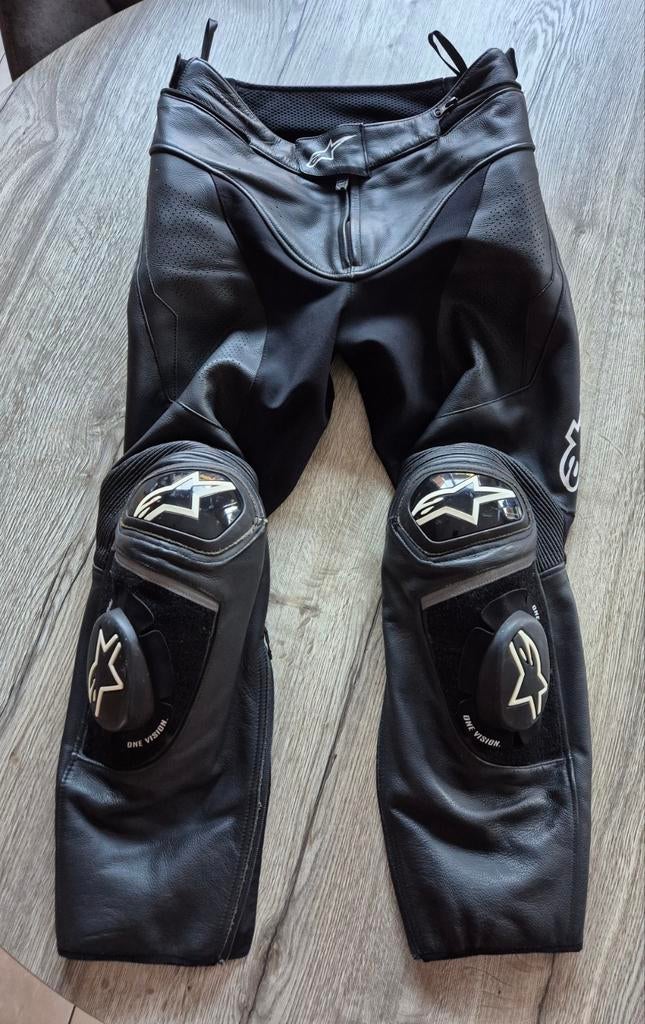 Lederen motorbroek alpinestars track V2, Enlèvement