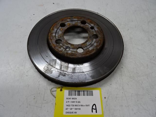 FREIN DISQUE AVANT Seat Ibiza III (6L1) (01-2002/11-2009), Utilisé, Seat