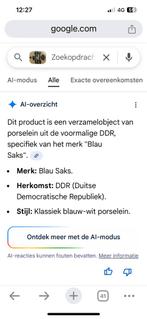 Koffie en eetservies, Ophalen, Nieuw