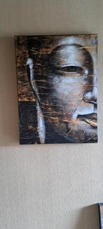 Peinture de Bouddha 2 pièces, Maison & Meubles, Enlèvement, Peinture