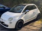 Fiat 500c cabriolet 2011, Auto's, Euro 5, Cabriolet, Leder, Particulier