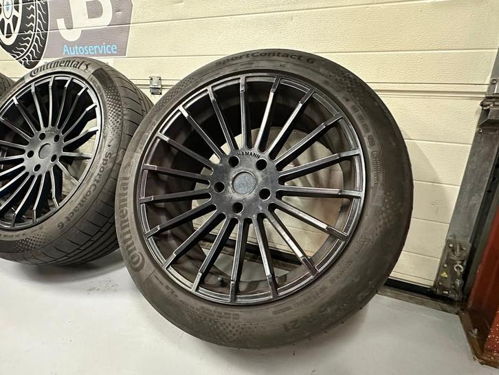 21inch Mercedes G-Klasse HAMANN Velgen set! 5x130 A merk ban, Auto-onderdelen, Banden en Velgen, Banden en Velgen, Zomerbanden