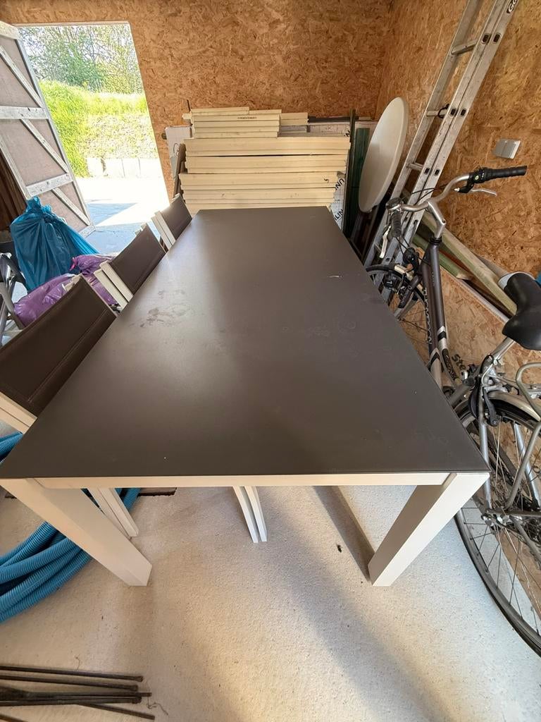 Tuinset met 6 stoelen, Ophalen, Zo goed als nieuw