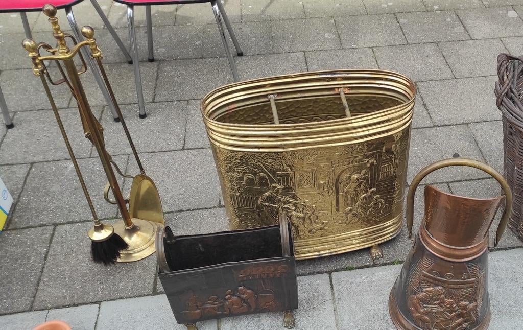 Koper, rood en geel messing, Ophalen