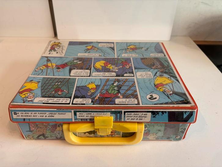 Bob et Bobette (1988) - valisette vintage - État Impeccable, Collections, Personnages de BD, Comme neuf, Bob et Bobette, Enlèvement