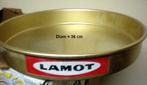 LAMOT metalen dienblad van 36 cm, Verzamelen, Biermerken, Ophalen of Verzenden, Gebruikt, Reclamebord, Plaat of Schild