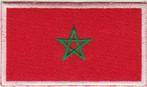 Marokko vlag stoffen opstrijk patch embleem #1, Envoi, Neuf