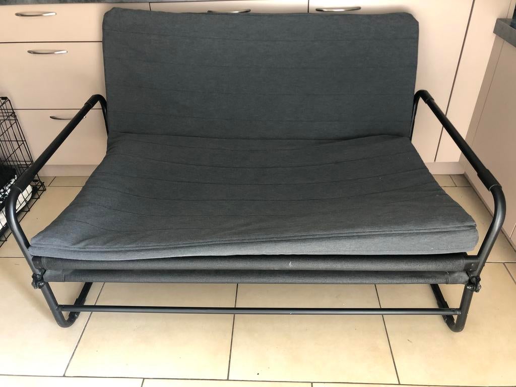 Grijze slaapbank / slaapzetel IKEA, Ophalen, Zo goed als nieuw