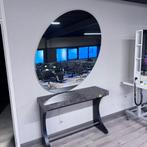 kaptafel spiegel bruin ovaal slaapkamer makeuptafel, Enlèvement ou Envoi, Neuf