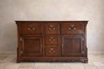 Antieke 18de eeuwse Engelse eiken Georgian III dressoir, Antiek en Kunst, Ophalen