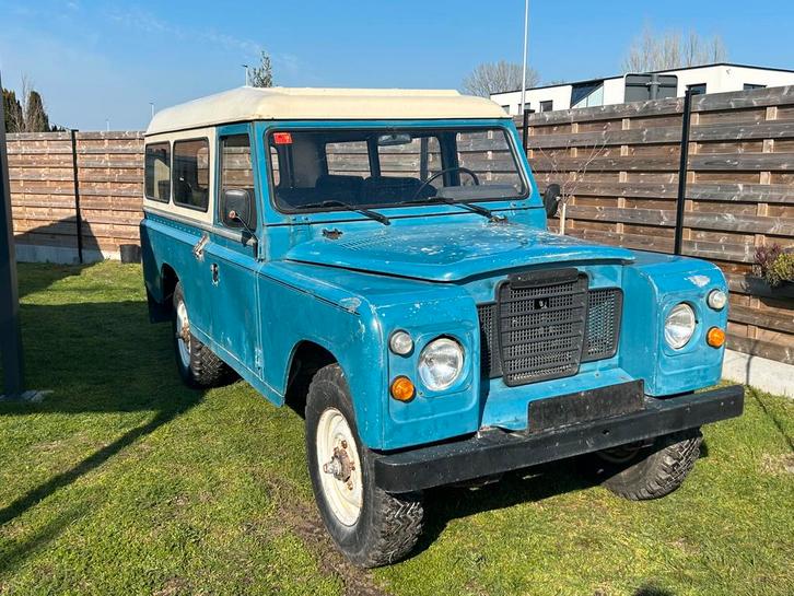 land rover series3 109, Auto's, Oldtimers, Particulier, Land Rover, Diesel, 3 deurs, Handgeschakeld, Blauw, Ophalen