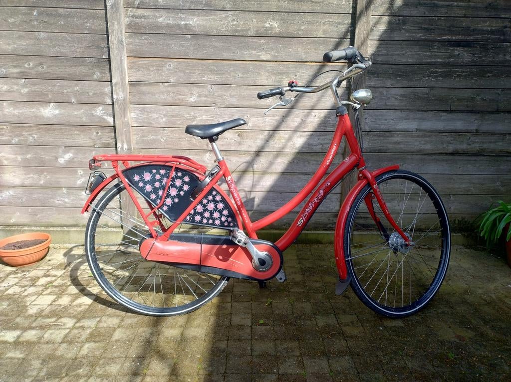 Sparta Granny Ladybug - Damesfiets, Sparta, Vitesses, Frein sur jante, Enlèvement