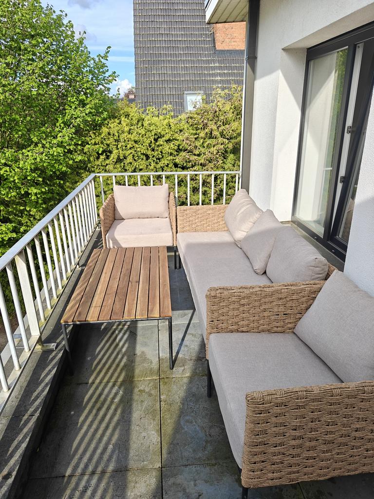 Loungeset, Tuin en Terras, Ophalen, 5 zitplaatsen, Teakhout, Loungeset