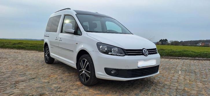 VW Caddy 1.6 tdi, Auto's, Volkswagen, Particulier, Caddy Combi, Dakrails, Trekhaak, Diesel, Euro 5, 5 deurs, Handgeschakeld, Wit