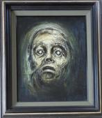 ROGER VAN BELLEGHEM / ANGST / OLIEVERF / 88x77cm / KADER SIG, Enlèvement