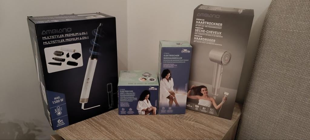 Multistyler and massage package