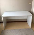 Bureau (60Dx138Bx75H) avec meuble à tiroirs (47Dx50Bx62H), Maison & Meubles, Autres marques, Bureau d'écolier, Enlèvement, Blanc