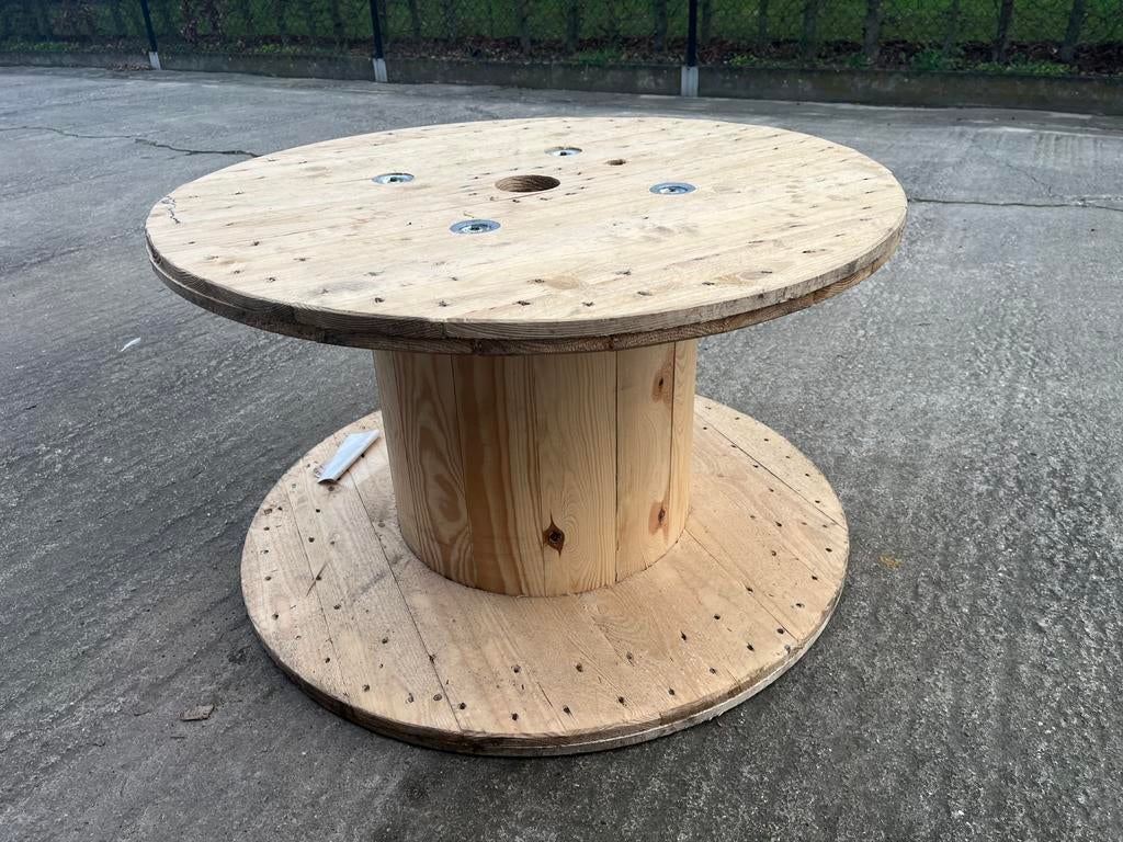 Houten kabelhaspel, Ophalen, Zo goed als nieuw