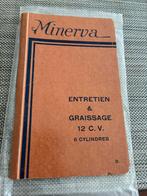 manuel d’entretien et graissage minerva 12cv 6cyl, Enlèvement
