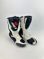 Sidi Cobra motorlaarzen wit/zwart maat 42 met doos, Motoren, Laarzen, Heren, Verzenden, Tweedehands