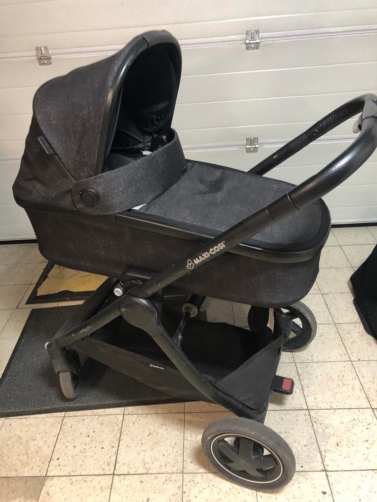 Poussette et poussette + maxi Cosi, Poussette combi, Enlèvement, Utilisé, Voiture duo