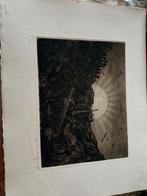 Eaux forte d'Henry de Groux, Enlèvement