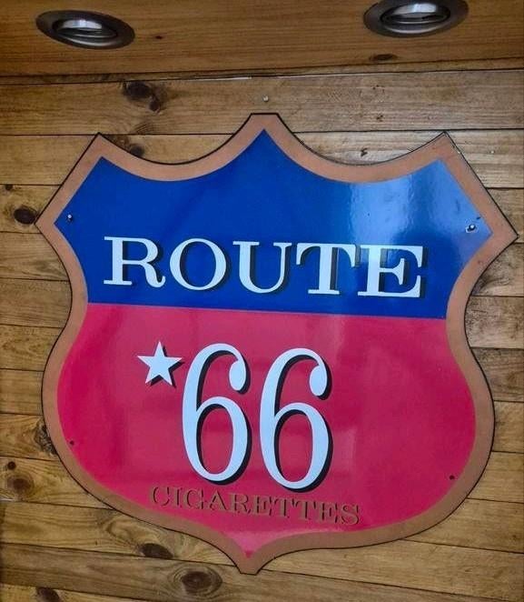 Plaque émaillée Route 66