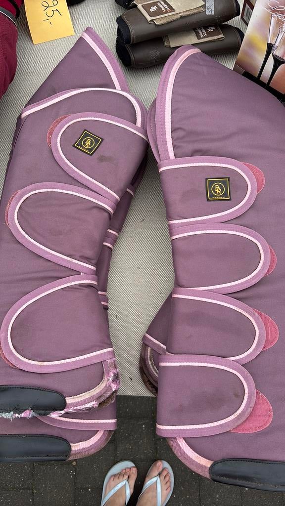 Transportbeschermers roze, Dieren en Toebehoren, Paarden en Pony's | Beschermers, Ophalen, Gebruikt, Transport