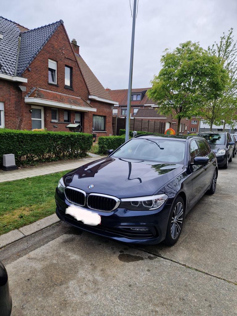 Bmw 520D Automaat, Touring, EUR6, Auto's, BMW, Automaat, Blauw, Leder en Stof, Adaptive Cruise Control