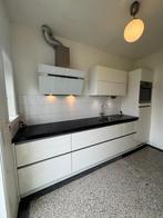 Complete Nette Rechte Keuken + Apparatuur AEG + GEDEMONTEERD, Huis en Inrichting, Wit, Enkelwandige keuken, Ophalen of Verzenden