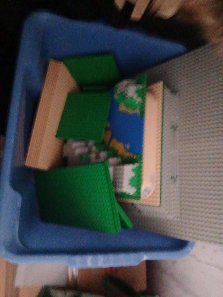 Lot lego bouwplaten, Ophalen