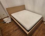 Ikea Bed Malm 140x200cm + lattenbodem, Huis en Inrichting, Slaapkamer | Matrassen en Bedbodems, Ophalen, 140 cm, Zo goed als nieuw