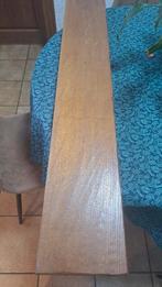 2 eiken legplanken, Doe-het-zelf en Bouw, Hout en Planken, Ophalen, Gebruikt, 25 tot 50 mm, Eiken