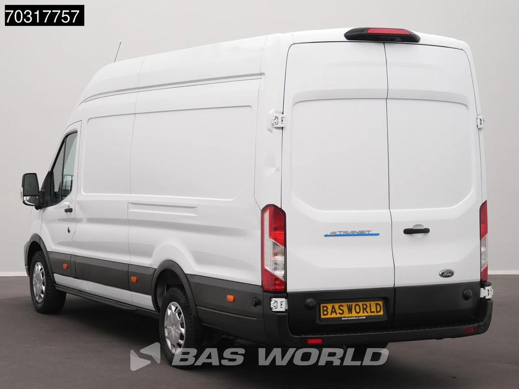 Ford e-Transit 184pk Elektrisch 68kWh 317km WLTP L4H3 Hoog D, Automaat, Stof, Gebruikt, Wit