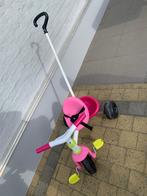 Fietsje driewieler, Fietsen en Brommers, Fietsen | Driewielers, Ophalen, Gebruikt, SMOBY (Decathlon), Duwstang