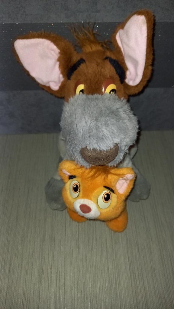 Oliver & Co knuffels, Kinderen en Baby's, Disney, Disney, Gebruikt, Hond