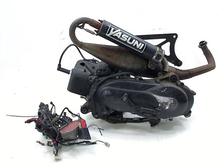 BLOC MOTEUR Piaggio Zip 2T 2009-2015 (C25 APAC 50cc), Vélos & Vélomoteurs, Pièces de cyclomoteur | Général, Utilisé, Autres types