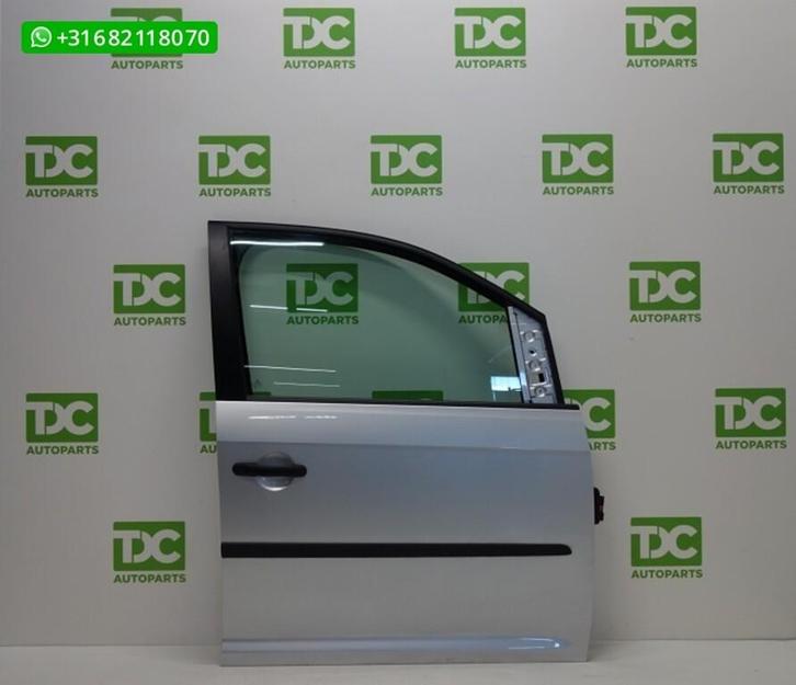 Volkswagen Caddy ('15-'18) Voorportier rechts zilvergrijs, Auto-onderdelen, Carrosserie, Deur, Volkswagen, Voor, Rechts, Gebruikt