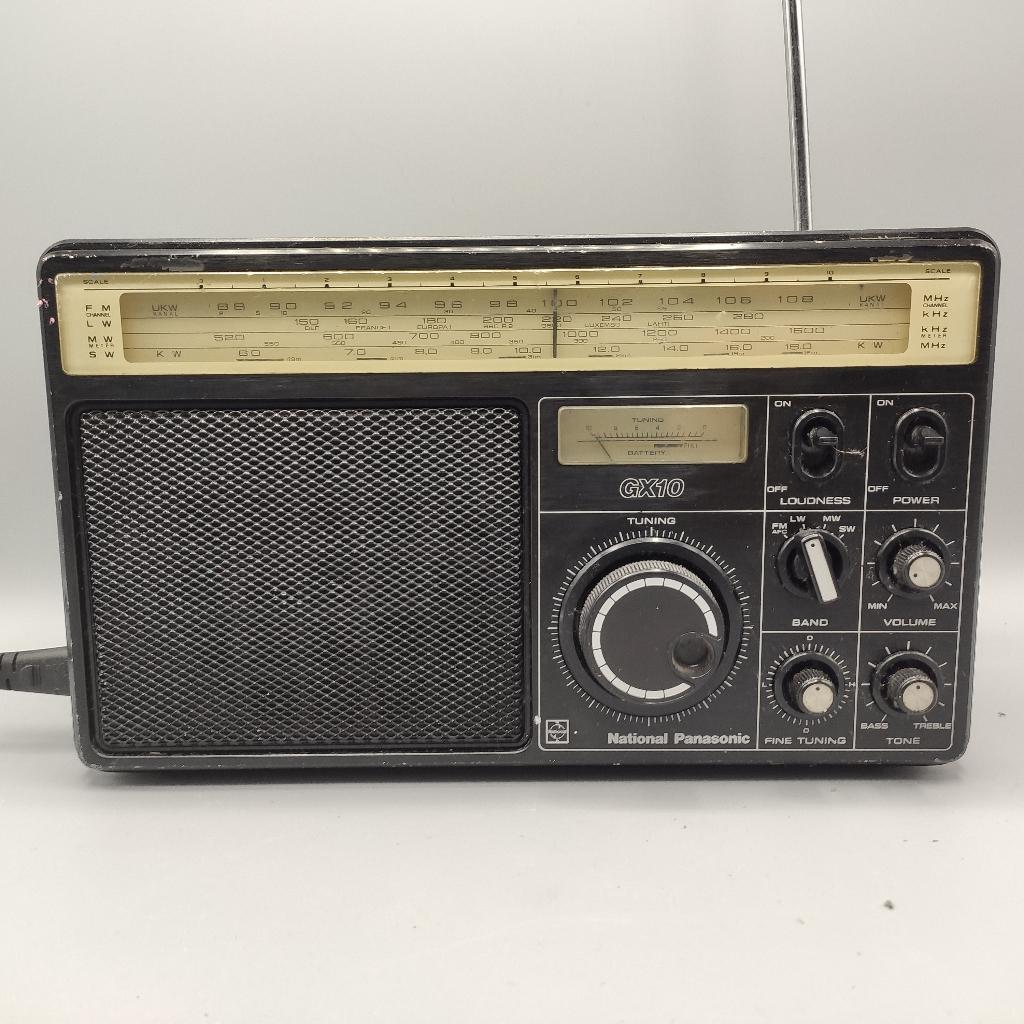 Radio Panasonic GX10 vintage 70' à transistor, TV, Hi-fi & Vidéo, Enlèvement ou Envoi, Utilisé, Transistor
