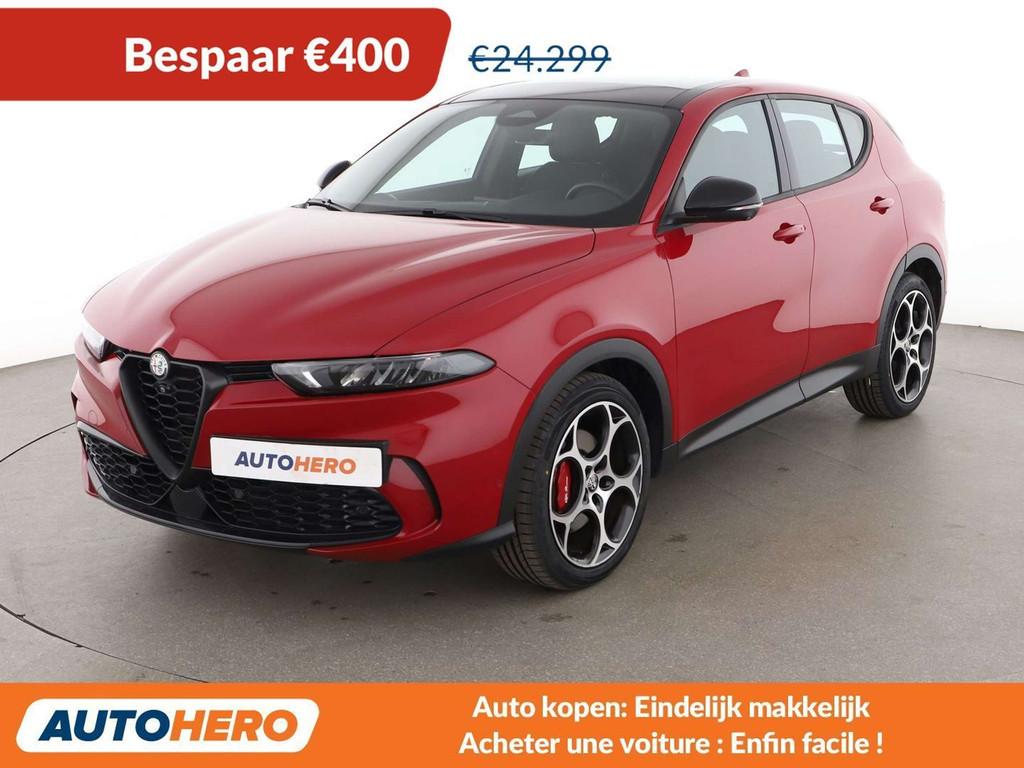 Alfa Romeo Tonale 1.5 Mild-Hybrid Sprint (bj 2023), Auto's, Gebruikt, Euro 6, USB, Leder