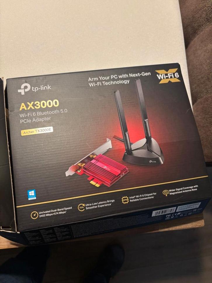 TP-Link Archer TX3000E - Draadloze Netwerkadapter, Informatique & Logiciels, Commutateurs réseau, Neuf, Enlèvement ou Envoi