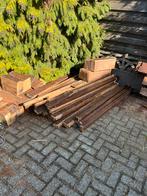 Massief eiken balken, Doe-het-zelf en Bouw, Ophalen, Gebruikt, Eiken