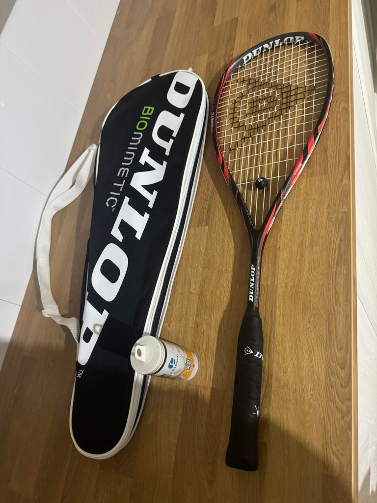 Squash raket incl zak, Sports & Fitness, Squash, Enlèvement, Comme neuf