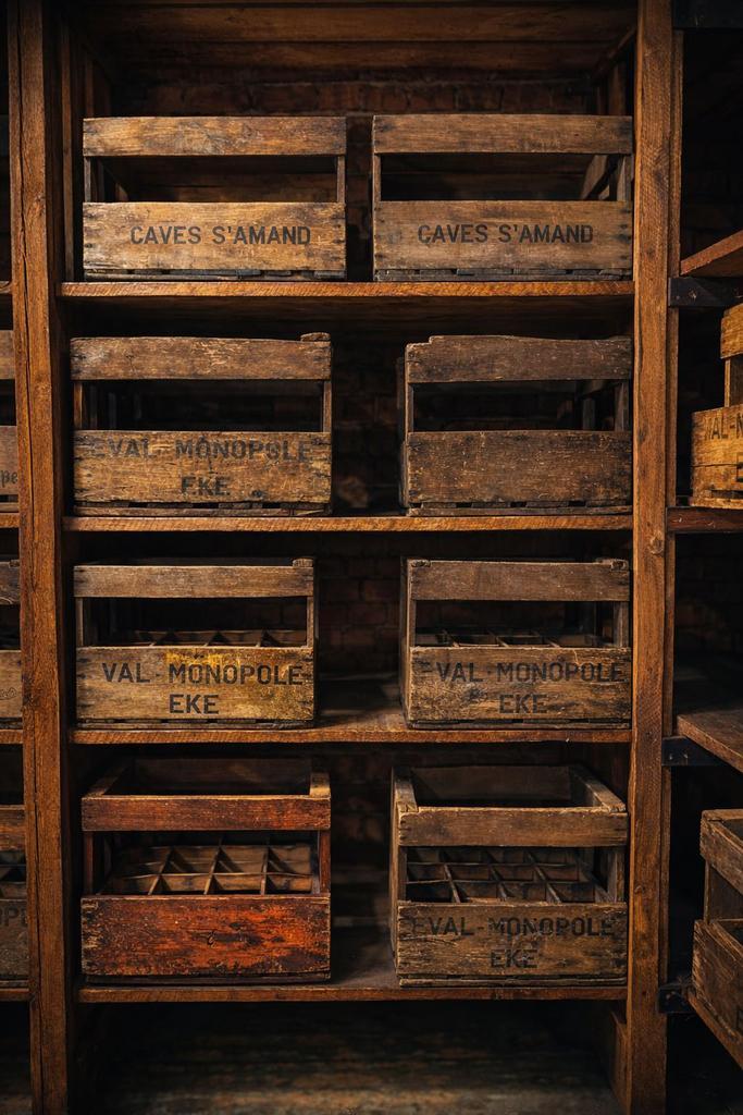 Authentieke vintage houten drankkratten – uniek & decoratief, Jardin & Terrasse, Décoration murale de jardin, Utilisé, Enlèvement