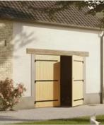 grenen garagepoort is een draaipoort model en bestaat uit 2, Doe-het-zelf en Bouw, Deuren en Vliegenramen, Ophalen, Gebruikt